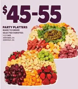 Loblaws PARTY PLATTERS, 1-2.5 KG offer