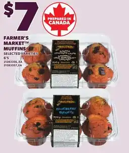 Loblaws FARMER'S MARKET MUFFINS, 6'S offer