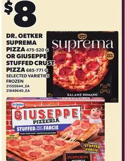 Loblaws DR. OETKER SUPREMA, 475-520 G OR GIUSEPPE STUFFED CRUST, 685-771 G offer