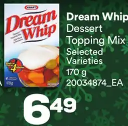 Loblaws DREAM WHIP DESSERT TOPPING MIX, 170 G offer