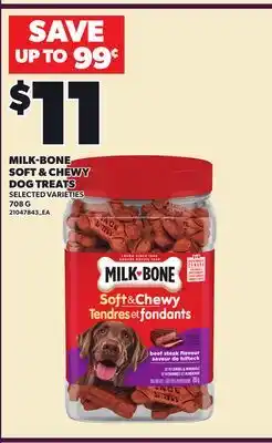 Loblaws MILK-BONE, SOFT & CHEWY DOG TREATS, 708G offer