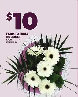 Loblaws FARM TO TABLE BOUQUET offer