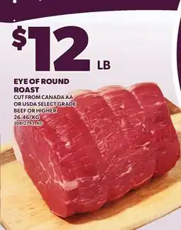 Loblaws EYE OF ROUND ROAST offer
