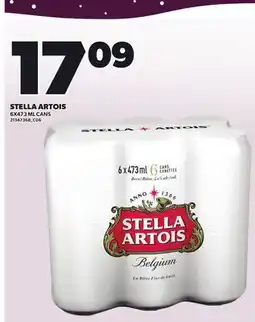 Loblaws STELLA ARTOIS, 6X473 ML CANS offer