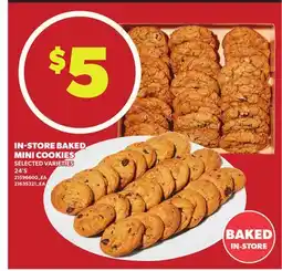 Loblaws BAKED IN-STORE MINI COOKIES, 24'S offer