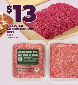 Loblaws GRASS FED MEDIUM GROUND BEEF, 900 G offer