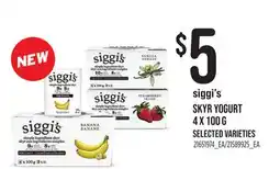 Loblaws siggi's Skyr yogurt, 4 x 100 g offer