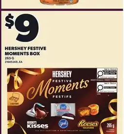 Loblaws HERSHEY FESTIVE MOMENTS BOX, 265 G offer