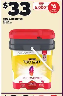 Loblaws TIDY CATS LITTER, 7.71 KG offer