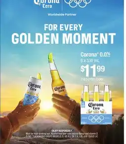 Loblaws Corona 0.0%, 6 x 330 mL offer