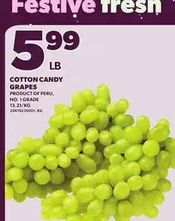 Loblaws COTTON CANDY GRAPES offer