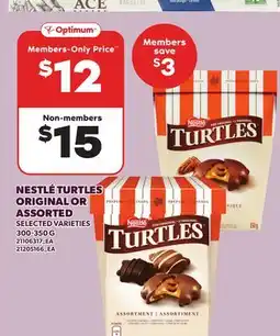 Loblaws NESTLÉ TURTLES ORIGINAL OR ASSORTED, 300-350 G offer