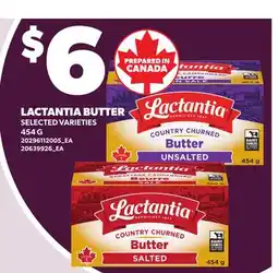Loblaws LACTANTIA BUTTER, 454 G offer
