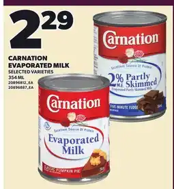 Loblaws CARNATION EVAPORATED MILK, 354 ML offer