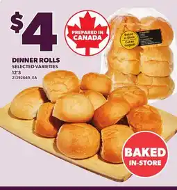 Loblaws DINNER ROLLS, 12'S offer