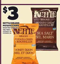 Loblaws KETTLE BRAND POTATO CHIPS, 156/198 G offer