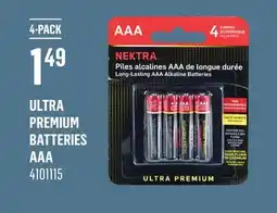 Canac Ultra Premium Batteries offer