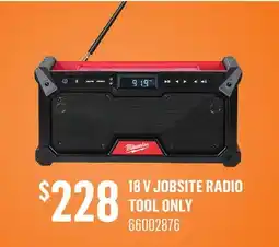 Canac 18 V Jobsite Radio ToolOnly offer