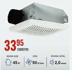 Canac Bathroom Fan 50 CFM offer