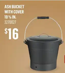 Canac Ash Bucket with Cover 105/8in offer
