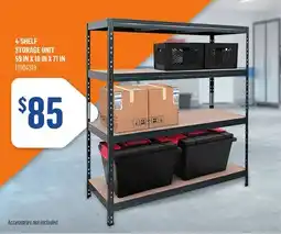 Canac 4-Shelf Storage Unit 59 in x 18 in x 71 in offer