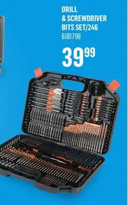 Canac Drill & Screwdriver Bits Set/246 offer