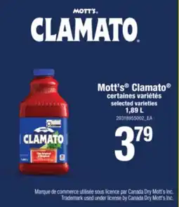 L'Intermarché MOTT'S CLAMATO , 1,89 L offer