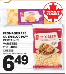 L'Intermarché FROMAGE RÂPÉ OU EN BLOC | CHEESE, 250 - 400 G offer