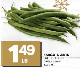 L'Intermarché HARICOTS VERTS | GREEN BEANS offer