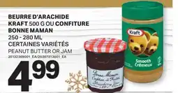 L'Intermarché BEURRE D'ARACHIDE, 500 G OU CONFITURE, 250 - 280 ML | PEANUT BUTTER OR JAM offer