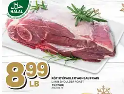 L'Intermarché RÔTI D'ÉPAULE D'AGNEAU FRAIS | LAMB SHOULDER ROAST offer