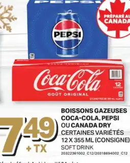 L'Intermarché BOISSONS GAZEUSES | SOFT DRINK, 12 X 355 ML offer