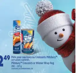 L'Intermarché PÂTE POUR SAUCISSES OU CROISSANTS | CRESCENTS OR WIENER WRAP REG, 200 – 227 G offer