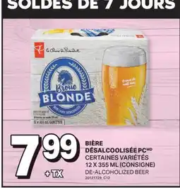 L'Intermarché BIÈRE DÉSALCOOLISÉE PC / DE-ALCOHOLIZED BEER, 12 X 355 ML offer