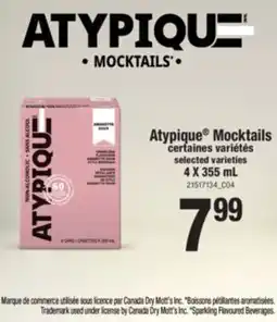 L'Intermarché ATYPIQUE MOCKTAILS, 4 X 355 ML offer