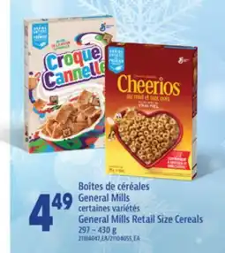 L'Intermarché BOÎTES DE CÉRÉALES | RETAIL SIZE CEREALS, 297 – 430 G offer
