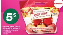 L'Intermarché POMMES CIDER GROVE NOTRE SÉLECTION PC / APPLES, SAC DE 3 LB offer