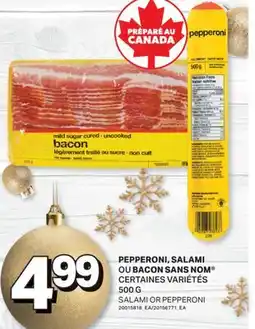 L'Intermarché PEPPERONI, SALAMI OU BACON | SALAMI OR PEPPERONI, 500 G offer