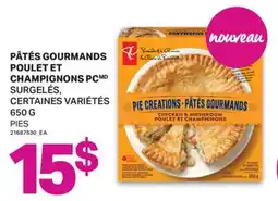 L'Intermarché PÂTÉS GOURMANDS POULET ET CHAMPIGNONS | PIES, 650 G offer