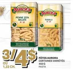 L'Intermarché PÂTES AURORA / PASTA, 450 G offer