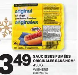 L'Intermarché SAUCISSES FUMÉES ORIGINALES | WIENERS, 450 G offer