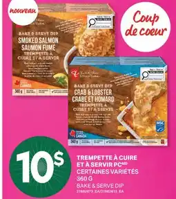 L'Intermarché TREMPETTE À CUIRE ET À SERVIR | BAKE & SERVE DIP, 360 G offer