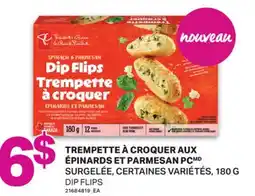 L'Intermarché TREMPETTE À CROQUER AUX ÉPINARDS ET PARMESAN | DIP FLIPS, 180 G offer