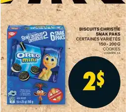 L'Intermarché BISCUITS SNAK PAKS | COOKIES, 150 - 200 G offer