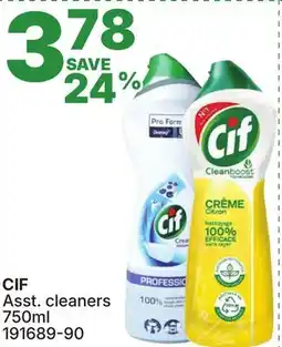 Rossy CIF Asst. cleaners offer