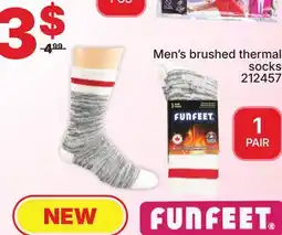 Rossy Men's brushed thermal socks offer