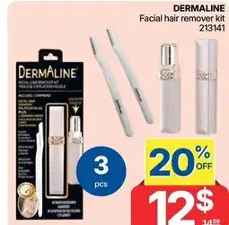 Rossy DERMALINE Facial hair remover kit offer