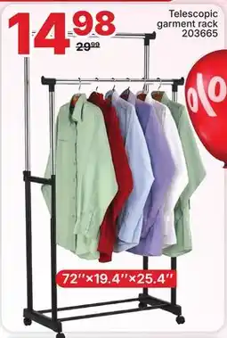Rossy Telescopic garment rack offer