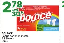 Rossy BOUNCE Fabric softener sheets offer