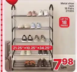Rossy Metal shoe rack offer